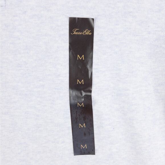 Tassa Elba 2-Button Polo Men's Medium Gray Cotton New Tags - Picture 6 of 12